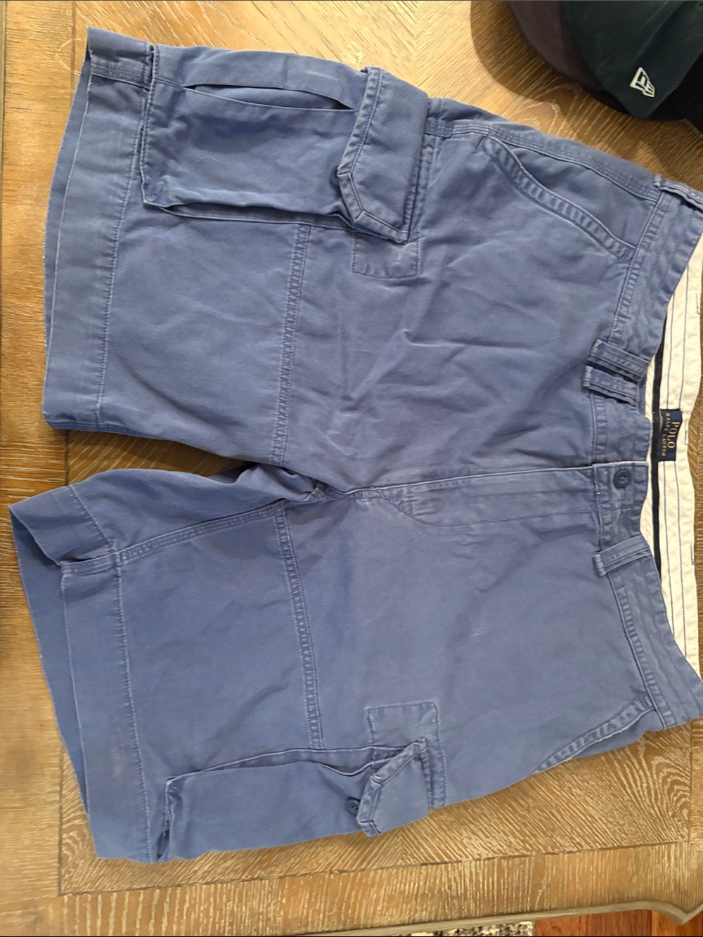 Polo by Ralph Lauren Navy Cotton Cargo Shorts Never Worn 42T